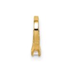 14K 3-D April Ring with White CZ Charm - Image 4