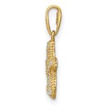 14K CZ Starfish Pendant - Image 2