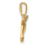 14K Unicorn CZ Pendant - Image 2