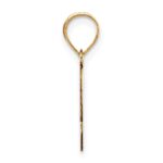 14k Polished Script Letter S Initial Pendant - Image 2
