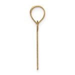 14k Polished Letter I Initial Pendant - Image 2