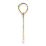 14k Polished Letter L Initial Pendant - Image 2