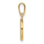 14k CZ Heart Pendant - Image 2
