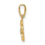 14k Flower Pendant - Image 2