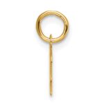 14K Small Script Letter H Initial Charm - Image 2