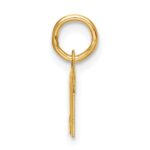 14K Small Script Letter M Initial Charm - Image 2