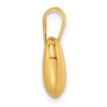 14K Polished Puffed Heart Pendant - Image 2