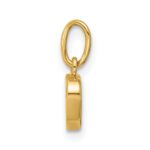 14K Polished Mother of Pearl Heart Pendant - Image 2