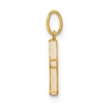 14K Polished Mother of Pearl Star Pendant - Image 2
