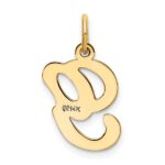 14KY Script Letter G Initial Charm - Image 3