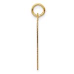 14k Saturday the First Day Engravable Calendar Pendant - Image 2