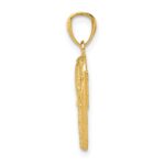 14k Basketball in the Net Pendant - Image 2