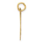 14K Medium Fancy Script Letter M Initial Charm - Image 2