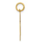14k Large Fancy Script Letter B Initial Charm - Image 2