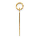 14k Small Script Letter J Initial Charm - Image 2