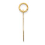 14k Large Script Letter C Initial Charm - Image 2