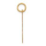 14k Large Script Letter F Initial Charm - Image 2