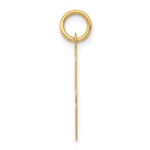 14k Large Script Letter G Initial Charm - Image 2