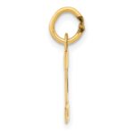 14k Small Block Letter I Initial Charm - Image 2