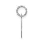 14KW Small Block Letter E Initial Charm - Image 2