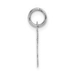 14KW Small Block Letter F Initial Charm - Image 2