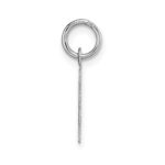 14KW Small Block Letter K Initial Charm - Image 2