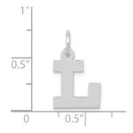 14KW Small Block Letter L Initial Charm - Image 3