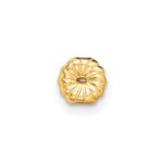 14k 1/2 carat Certified Lab Grown Diamond VS+ F+ Princess Complete Four Prong Stud Earrings - Image 5