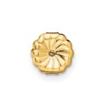 14k 1 1/2 carat Lab Grown Diamond VS+ F+ Princess Complete Four Prong Stud Earrings - Image 5