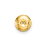 14k 1/2 carat Certified Lab Grown Diamond VS/SI+ G+ Round Complete Four Prong Screwback Heavyweight Stud Earrings - Image 6