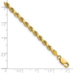 14K 3.5mm Diamond-cut Rope with Lobster Clasp Chain - Image 5