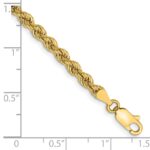 14K 3.65mm Regular Rope with Lobster Clasp Chain - Image 2