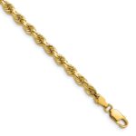 14K 4mm Diamond-cut Rope with Lobster Clasp Chain
