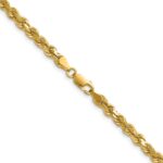 14K 4.25mm Diamond-cut Rope with Lobster Clasp Chain - Image 3