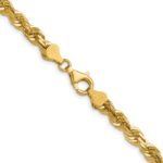 14K 5.5mm Diamond-cut Rope with Fancy Lobster Clasp Chain - Image 3