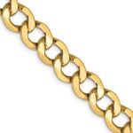 10K 9mm Semi-Solid Curb Chain