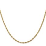 10k 2.8mm Semi-Solid Rope Chain - Image 2