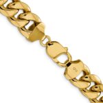 10K 13.2mm Semi-Solid Miami Cuban Chain - Image 3