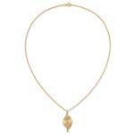 10k Tri-color Black Hills Gold Necklace - Image 5