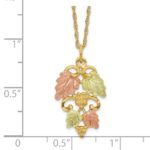 10k Tri-color Black Hills Gold Necklace - Image 3