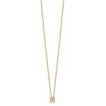 10k Tri-Color Black Hills Gold Butterfly Necklace - Image 2