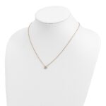 10k Tri-Color Black Hills Gold Butterfly Necklace - Image 4