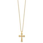 10k w/12K Accents Black Hills Gold Cross 18IN Necklace - Image 2