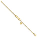 10k Flat Curb Link ID Bracelet - Image 2