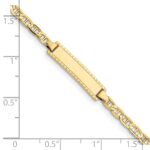 10k Anchor Link ID Bracelet - Image 3