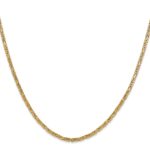 10K 2mm Byzantine Chain - Image 2