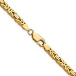 10K 4mm Byzantine Chain - Image 3