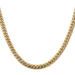 10K 5mm Solid Miami Cuban Chain - Image 2