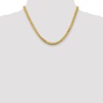 10K 5.5mm Solid Miami Cuban Chain - Image 4