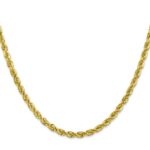 10k 4mm Diamond-cut Rope Chain - Image 2